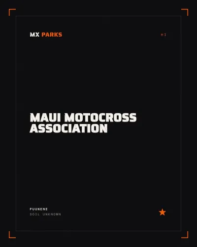 Maui Motocross Association