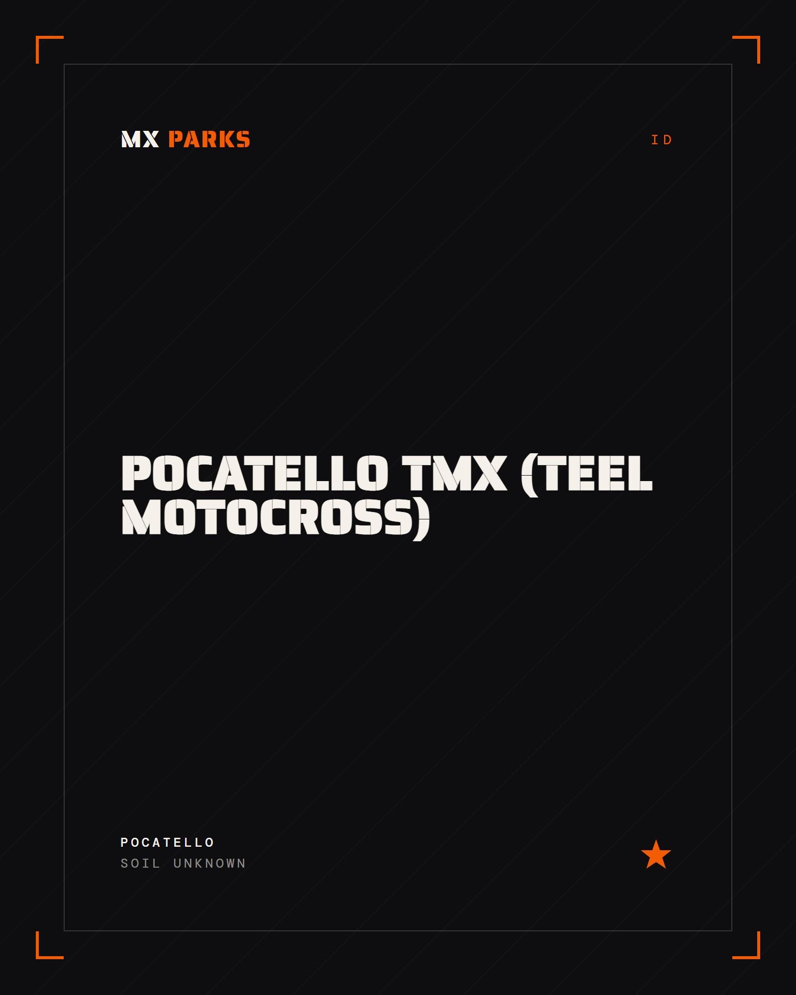Pocatello TMX (Teel Motocross)