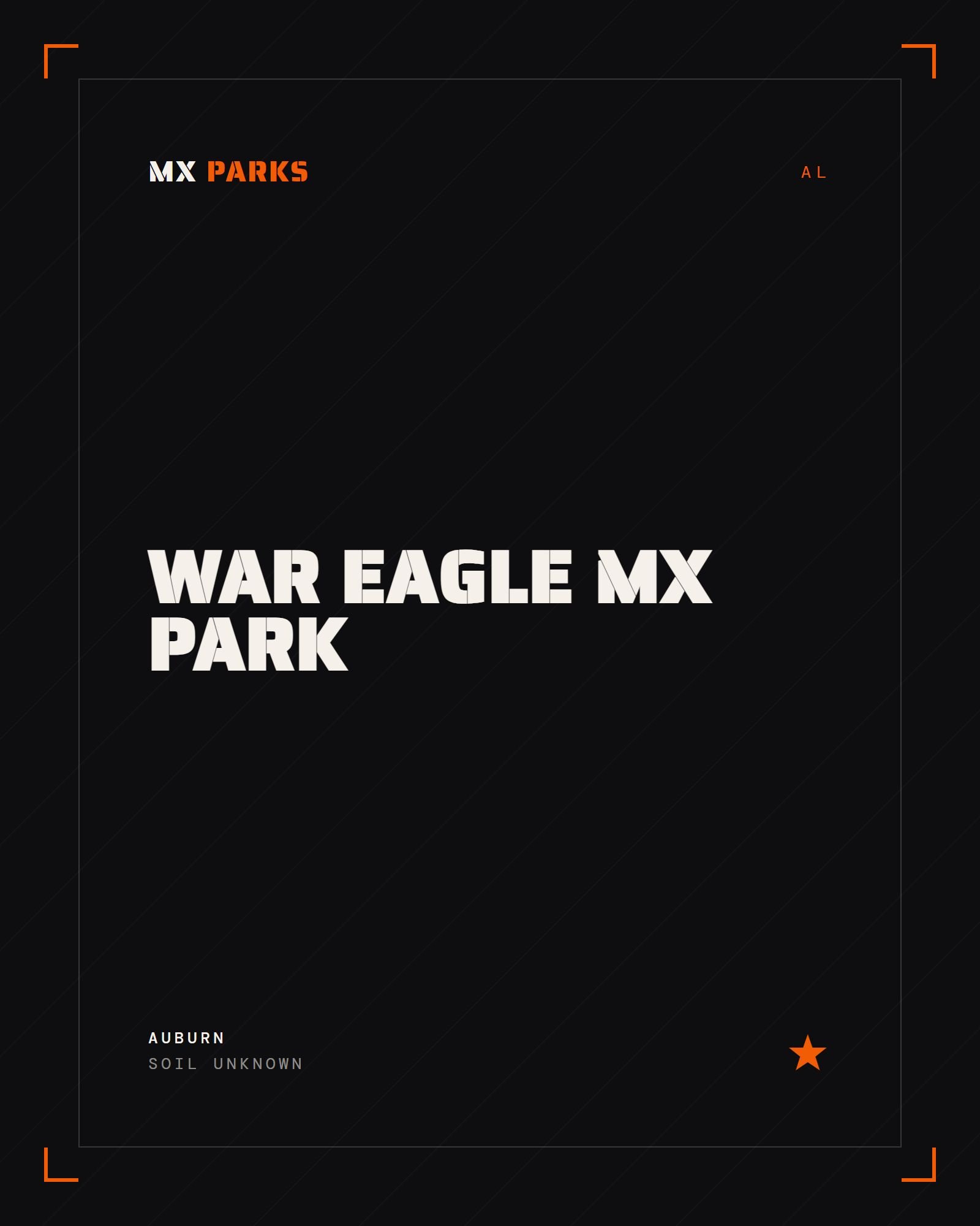 War Eagle MX Park