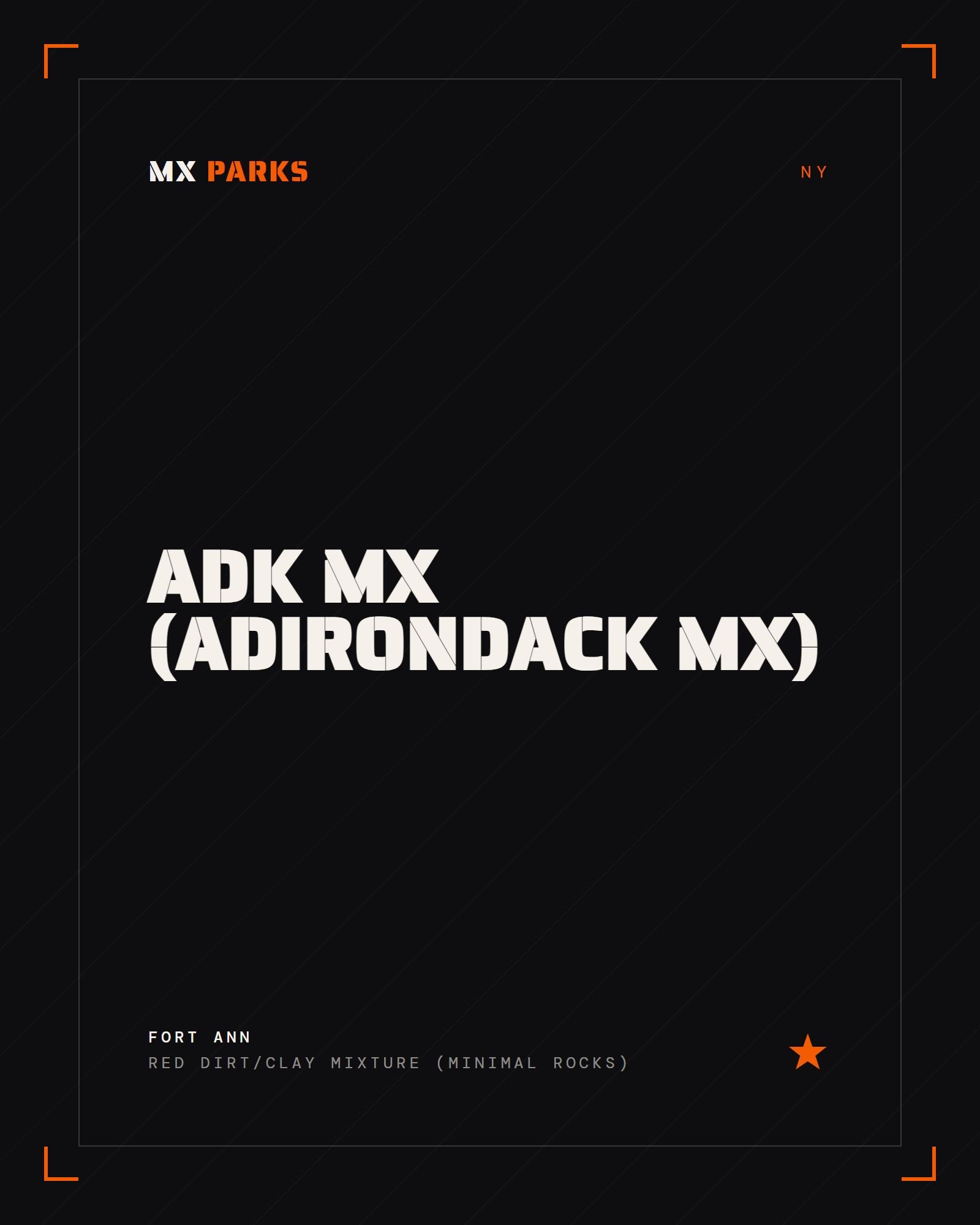 ADK MX (Adirondack MX)