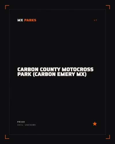 Carbon County Motocross Park (Carbon Emery MX)