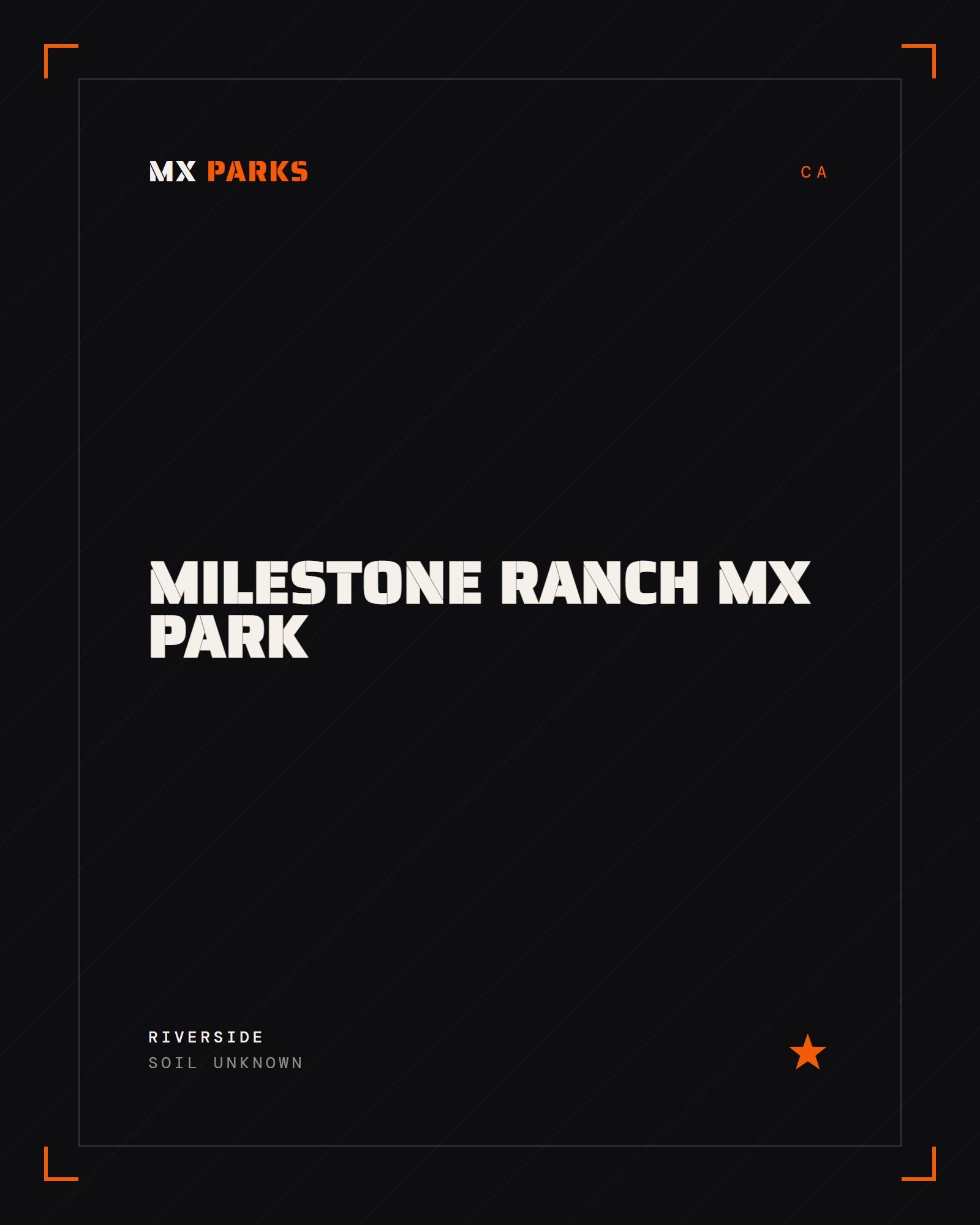 Milestone Ranch MX Park